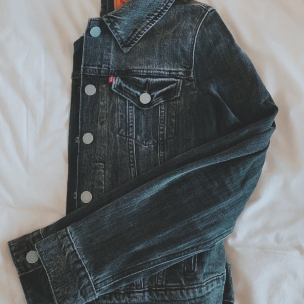 Levi black denim jacket